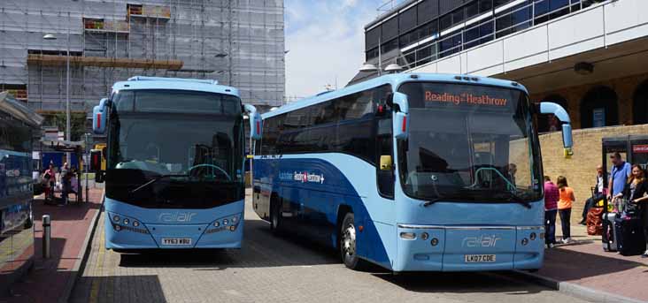 First Berkshire Volvo Plaxton Panther railair B9R 20811 & B12B 20611